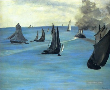  impresionismo Pintura Art%C3%ADstica - La playa de Sainte Adresse Realismo Impresionismo Edouard Manet